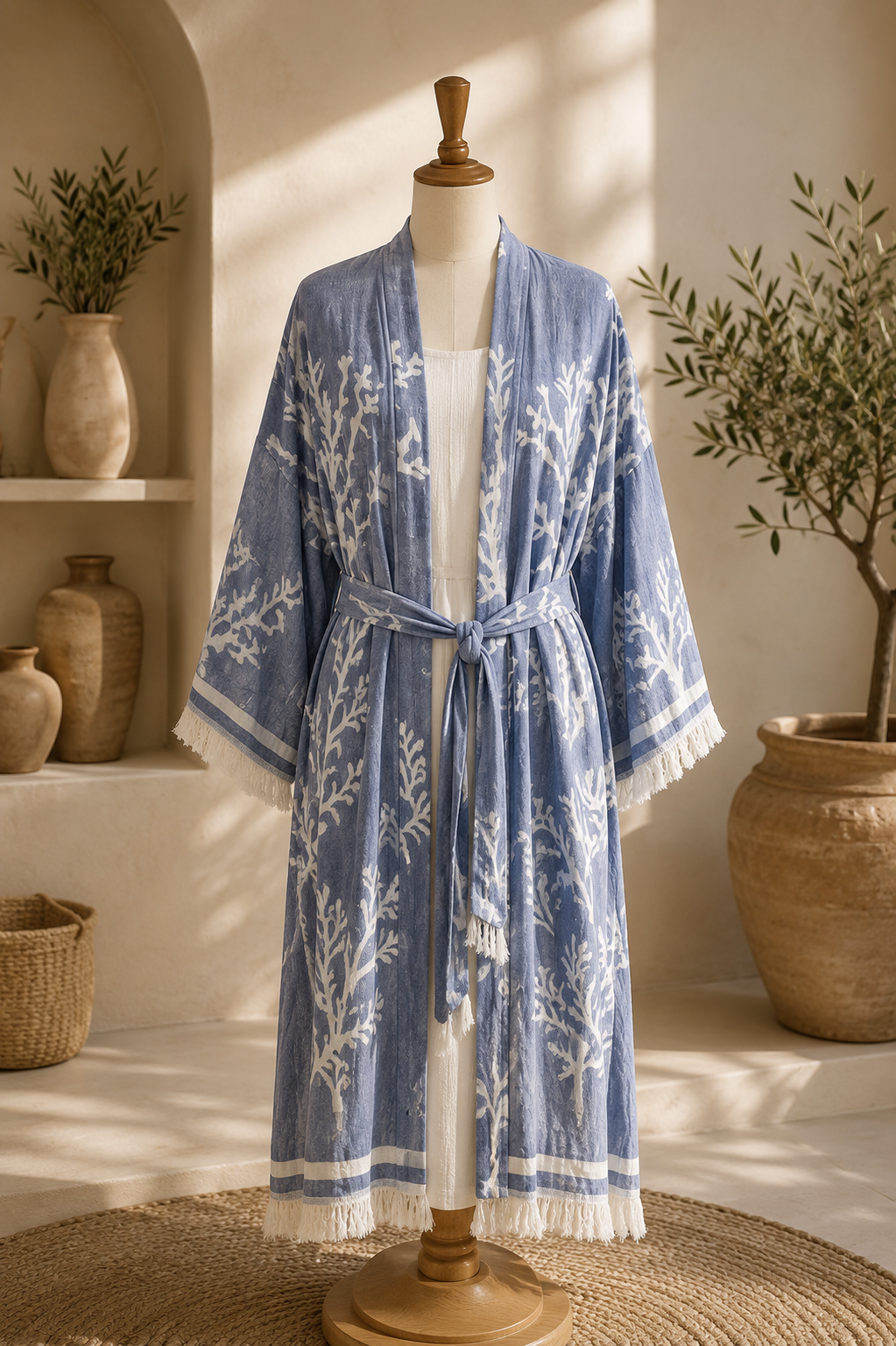 Coral Breeze Kimono